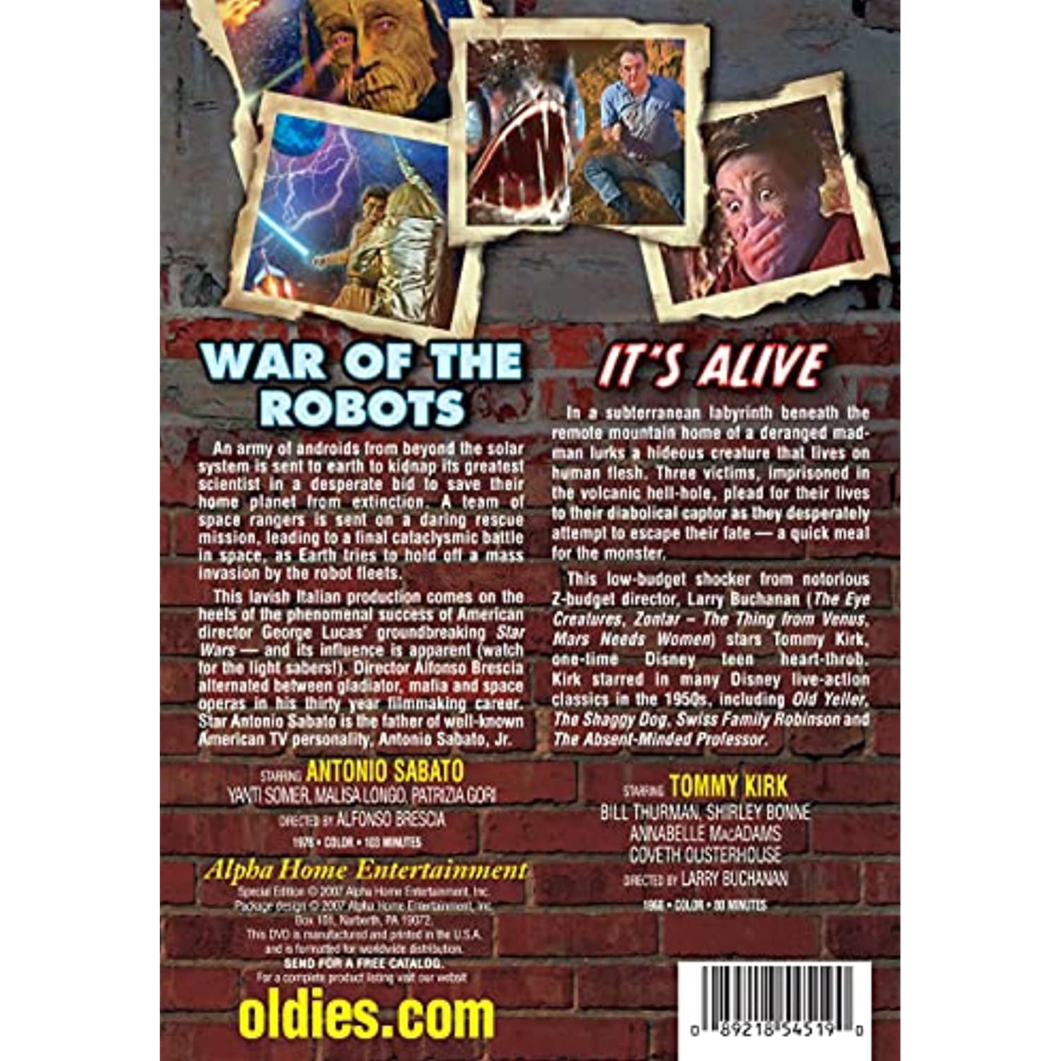 War of the Robots / It's Alive (DVD), Alpha Video, Sci-Fi & Fantasy