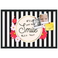 thumbnail image 2 of PinPix 30x20 Custom Cork Bulletin Board Make Someone Smile Poster Board Has a Fabric Style Canvas Finish, Framed in Make Someone Smile, by ArtToFrames (PinPix-1487), 2 of 5