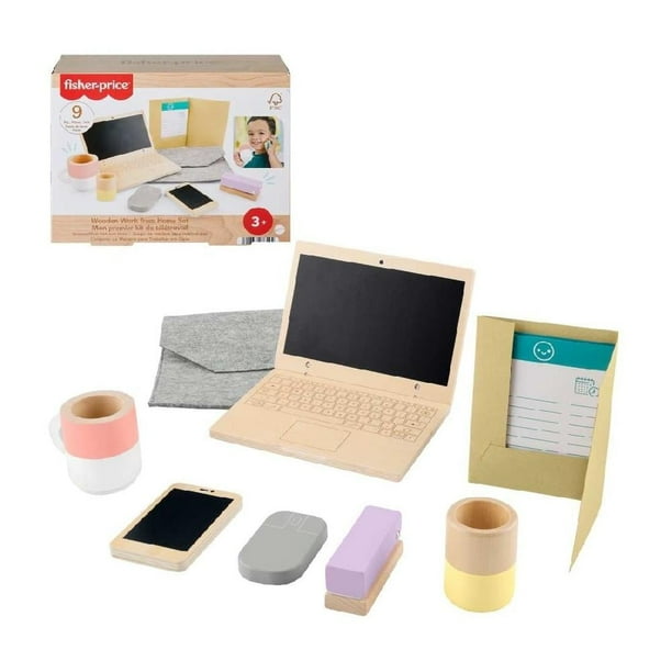 Juguete para Bebés Fisher Price Kit Home Office de Madera