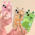 thumbnail image 2 of Compatible Con Samsung A14 A13 A12 A53 A04 A52 A51 A54 A23 A22 A32 A50 A30S A30 A04S A04E Funda De Teléfono De Conejo Rosa De Dibujos Animados Protección Suave Cubierta Trasera, 2 of 4