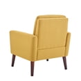 thumbnail image 5 of Aukfa Accent Chair,Tufted Upholstered Armchair for Living Room,Yellow, 5 of 7