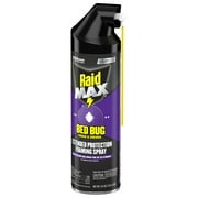 (2 pack) Raid Max Bed Bug & Flea Foaming Spray, 8 Week Residual Protection Bed Bug Control, 17.5 oz