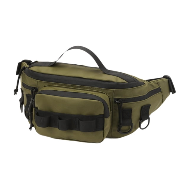 Bolsa de aparejos de pesca Colamx bandolera Oxford riñonera Verde