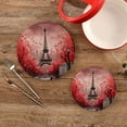 thumbnail image 2 of Coolnut Paris Eiffel Tower Trivets Pot Holders Set of 2 Potholders for Kitchens Pure Cotton Thread Weave Trivets,Hot Pads for Kitchens,Coasters,Placemats,Spoon Rest for Cooking Home Decor, 2 of 7