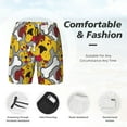 thumbnail image 5 of Lsque Mens Swim Trunks Cute Dog Pattern - Bathing Suit Compression Liner - Beach Swim Shorts Swimwear - (S-3XL) - Stretch Quick Dry -3X-Large, 5 of 9