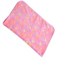thumbnail image 4 of Manta para cachorros, cojín para mascotas, cama para perros pequeños y gatos, cálida manta para dormir, manta de forro polar para mascotas, cojín para patas (rosa), 4 of 5