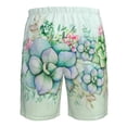 thumbnail image 6 of Naloa Succulent Men's Beach Shorts, Surfing shorts, Swim trunks, Quick Dry Swim Trunks for Surfing Beach Fun - Small, 6 of 9