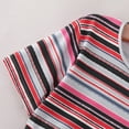 thumbnail image 7 of Kiijoy Kids Girls Short Sleeve Striped Maxi Dress Child Casual Long Dress, Sizes 2-12, 7 of 7