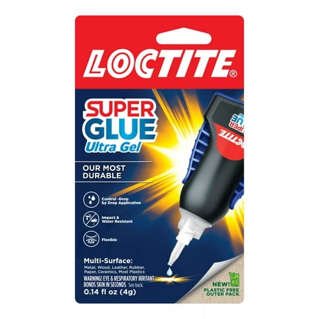 Loctite Super Glue Ultra Gel Control, Pack of 1, Clear...