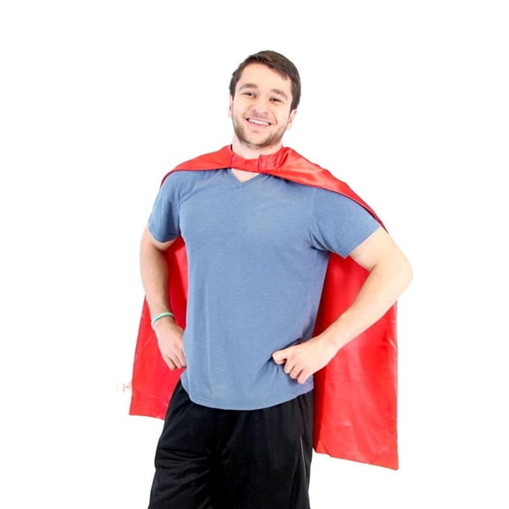 Superhero Costume Capes & Cloaks, with Reversible for Adult