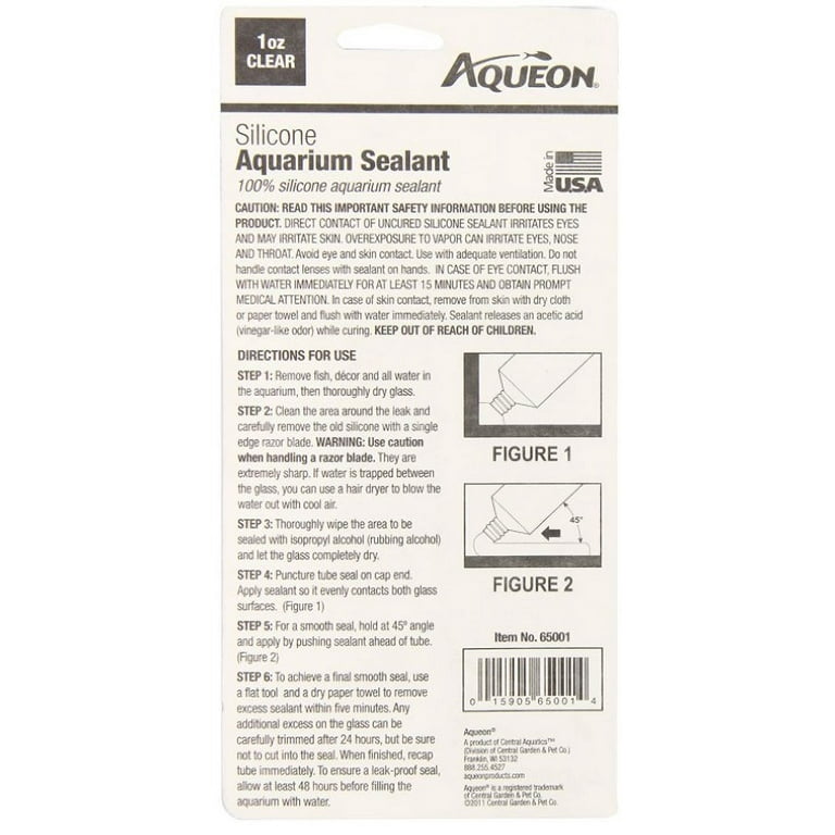 Aqueon Aquarium Silicone Sealant Clear 10 Ounces