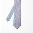 thumbnail image 2 of Necktie, Cartoon Piglets Wings, 3.7", Pale Pink Pale Blue, by Ambesonne, 2 of 4