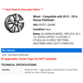 thumbnail image 2 of Wheel - Compatible with 2013 - 2016 Nissan Pathfinder 2014 2015, 2 of 2