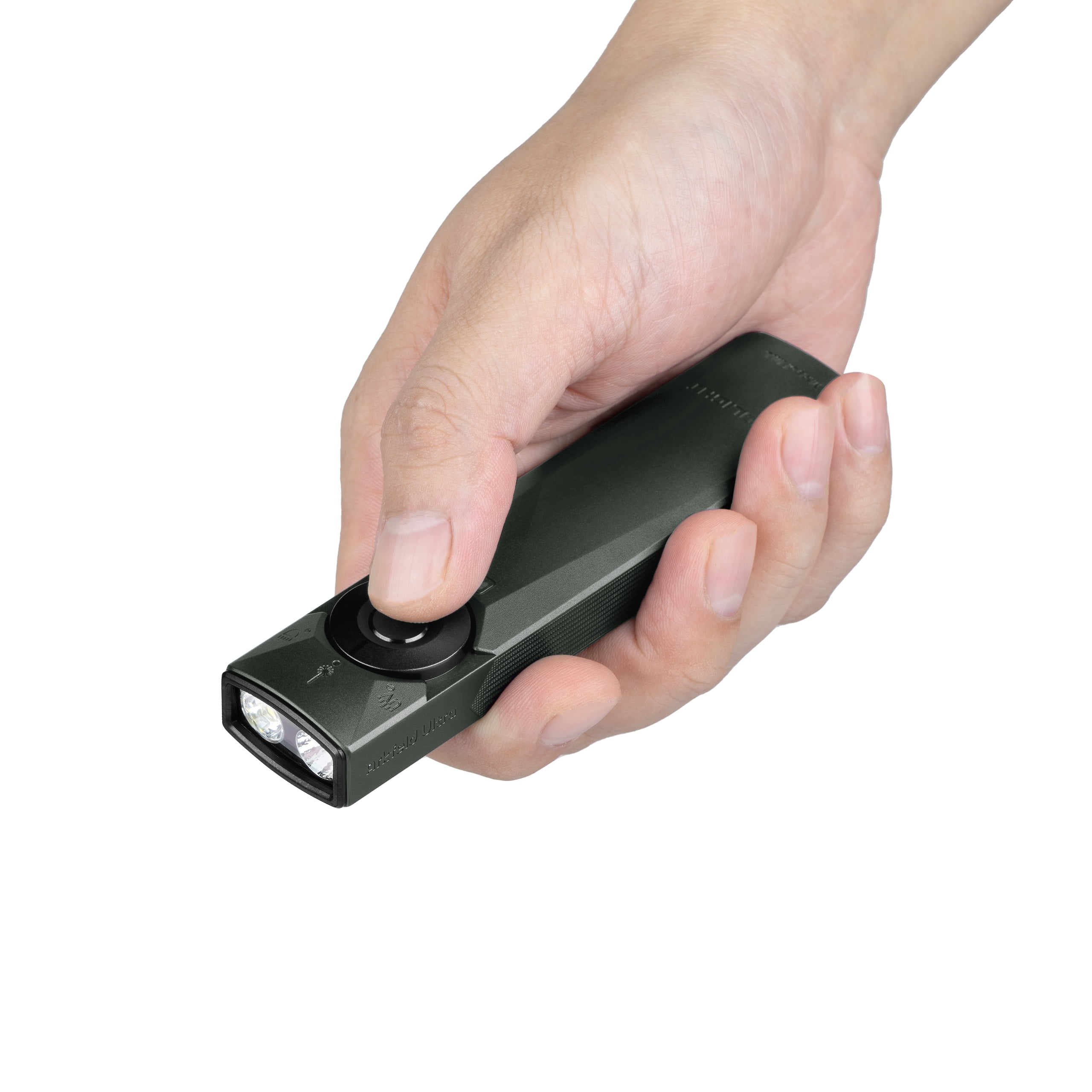 Olight Arkfeld Ultra Olive Grey 3-in-1 CW EDC Flashlight, O-Aluminum, 1400 Lumen