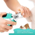 thumbnail image 3 of Qiaoxi Pet Automatic Hair Removal Brush Open Knot Comb Retractable Massage Comb Grooming Supplies for Cat Dog Rabbit, 3 of 8