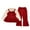 Red, variant on zbxnLI Toddler Girls Sweater Sets 2 Piece Long Sleeve Knit Tops and Bell Bottom Pants School Outfits for Little Girls