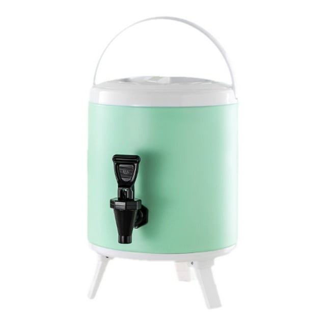 Storage Containers Storage Solution for Outdoor Use Insulated Beverage Dispenser 6 Liter with Leak Proof Spigot and Handles for Hot Cold Drinks Stainless Steel Server for Coffee Tea
