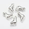 thumbnail image 1 of 10pc Alloy Pendants Ice Skates Antique Silver 17x12x3mm Hole: 1.5mm, 1 of 2