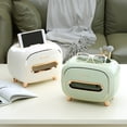 thumbnail image 2 of LAIQIEN Multifunctional Desktop Tissue Box Storage Compartment Modern Home Decoration, 2 of 11
