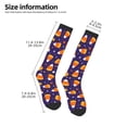 thumbnail image 2 of Susaid Candy Corn (2) Print Thermal Winter Socks for Men and Women, Warm Crew Hiking Socks, for Boots and Outdoor Activities, 2 of 6