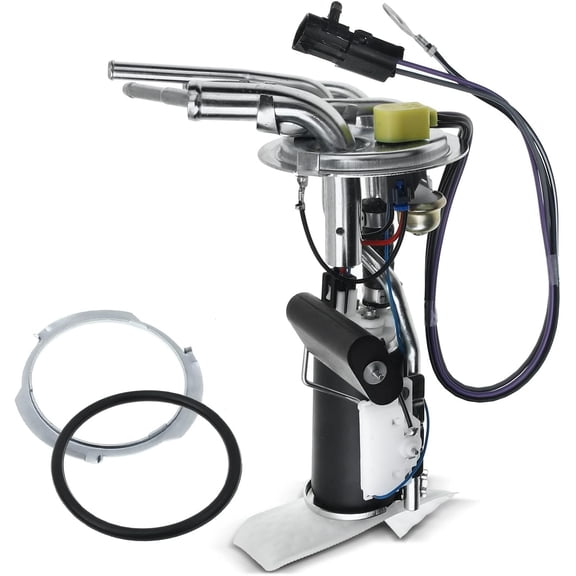 A-Premium Electric Fuel Pump Assembly w/Sending Unit Compatible with Chevrolet LLV 1987-1993 S10 Blazer & GMC S15 Jimmy 1985-1987 2.5L 2.8L, Gas, Replace# 25092710