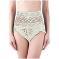 thumbnail image 4 of Clearance under 5 Women's Fashion Sexy Transparent Low Waist Pants Panties Thong Lace Green L, 4 of 5