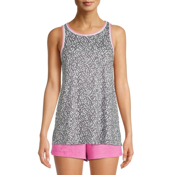 Secret Treasures Women's High-Neck Sleep Knit Tank Top