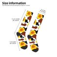 thumbnail image 2 of Balery Cow Print Sunflower Calcetines novedosos Calcetines deportivos Calcetines hasta la rodilla Calcetines de algodón Calcetines originales y geniales, 2 of 6