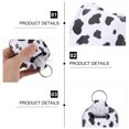 thumbnail image 3 of 3pcs Sanitizer Bottle Keychain Pendant Cow Sanitizer Bottle Protective Cover, 3 of 8