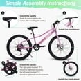 thumbnail image 4 of Akaber Kids Bike for Girls 6-11, 20 Inch Mountain Bike for Kids with High Carbon Steel, Dual Disc Brakes and Kickstand, 4 of 7