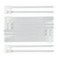 thumbnail image 4 of Bridas para cables de nailon con agujeros fijos, 100 piezas, correa para enrejado de jardín 36 mm x 100 mm kusrkot Abrazaderas para cables con cremalleras para cables, 4 of 8