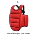 thumbnail image 3 of Baohd Taekwondo And Karate Chest Guard For Taekwondo Karate Practitioners Protector Protection Martial Arts Red Blue Red Blue L, 3 of 9