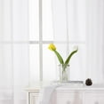 thumbnail image 6 of Dtwnek 2 Panels Sheer Curtains Window Treatments Light Filter Rod Pocket Curtains for Living Room, Bedroom, 70" x 102", 6 of 7