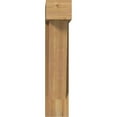 thumbnail image 2 of Ekena Millwork 8"W x 26"D x 38"H Traditional Block Rough Sawn Bracket w/ Offset Brace, Western Red Cedar, 2 of 25