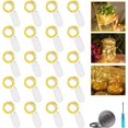 thumbnail image 1 of Luces de hadas a batería ACTIVE 20pcs 2m 20LEDs Alambre de cobre IP65 Impermeable Blanco cálido, 1 of 5
