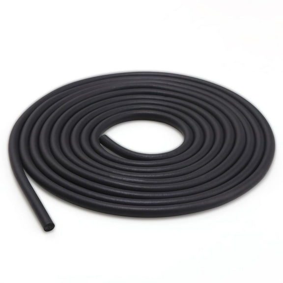 Foam Rubber Weather Seal Strip, 3mm(1/8") Diameter 15 Meters (50Ft) Long Round Backer Rod Foam Rubber for DIY Gasket, Warehouse, Pads, Foam Tubing, Crafts(Black)