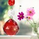 thumbnail image 4 of Colgante colgante ventana hecha a mano arco iris cristal prismas bola lámpara lámpara decoración de Navidad rojo, 4 of 8