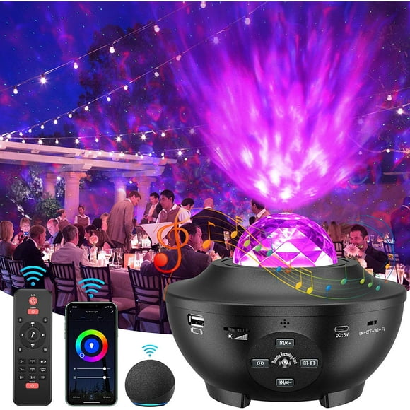 Star Projector, Galaxy Projector With 21 Modes, Smart Star Light Projector With Galaxy Light, Night Light Projector With Bluetooth Speaker,Led Nebula,Timer,Party Light,Cool Stuff