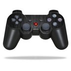 Skin Decal Wrap for Sony PlayStation 3 PS3 Controller Black Wood