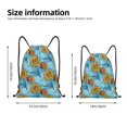 thumbnail image 2 of Balery Sunflowers Pattern Drawstring Backpack Bag Sport Gym Sackpack Cinch Bags Pattern Drawstring Backpack Bag Sport Gym Sackpack Cinch Bags -Small, 2 of 6