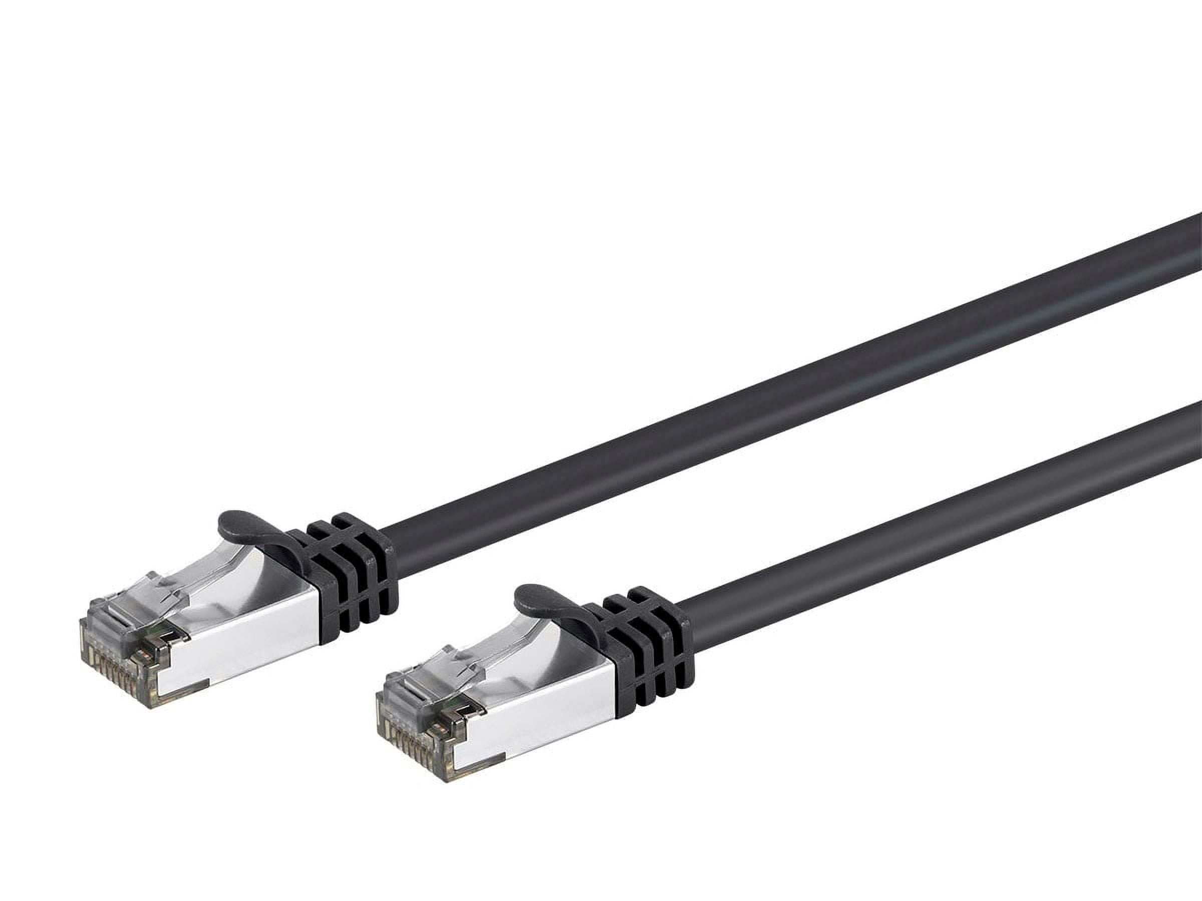 Monoprice Cat8 26AWG S/FTP Ethernet Network Cable - 30 Feet - Black | 2GHz, 40Gbps, 3dB Headroom, Pure Bare Copper, PVC - Entegrade Series