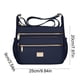 thumbnail image 3 of Bolso cruzado de gran capacidad para mujer con múltiples bolsillos, tela de nailon, correa ajustable, ligero para uso diario, viajes y compras., 3 of 6