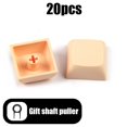 thumbnail image 1 of 20PCS Profile PBT Keycaps Mechanical Keyboard Mixded Color Blank Keycaps Custom Gamer Mx Switch No Engraved Key Cap, 1 of 10