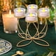 thumbnail image 1 of Ganfancp Vela Romántica de Hierro Cuádruple Portavelas para Cena a La Luz de Las Velas Decoración para El Hogar y Especial Velas de Hierro Cena Romántica a La Luz de Las Velas Decoración para El Hoga, 1 of 6