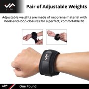 SM/MED - Adjustable Wrist Weight - 1lb. Pair