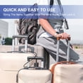 thumbnail image 6 of 3.3Ft(39.4 Inch) Safety Cable Lock, 8 Pcs 0.08 Dia Braided Stainless Steel Coated Security Cable Luggage Lock Wire Rope with Double Loop for Luggage Bicycles Doors Packages, Black, 6 of 7