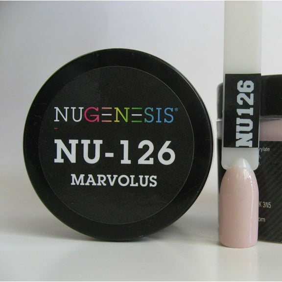 NUGENESIS Nail Color Dip Dipping Powder 1.5oz/jar - NU126 Marvolus