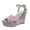 Pink, variant on Vedolay Women Cute Sandals Sandals for Women Flip Flops Wedge Walking Slippers Breathable Anti-Slip Sandals,Silver 8