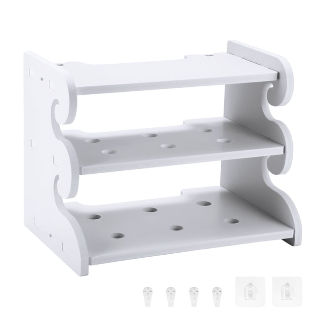 Bastidores De Montaje En Pared Dormitorio Sin Perforaciones Pvc Soporte Para Colgar Fuerte Instalación Decodificador Componentes De Bastidor Enrutador Suministro De Medios Monstrate HA024928-02