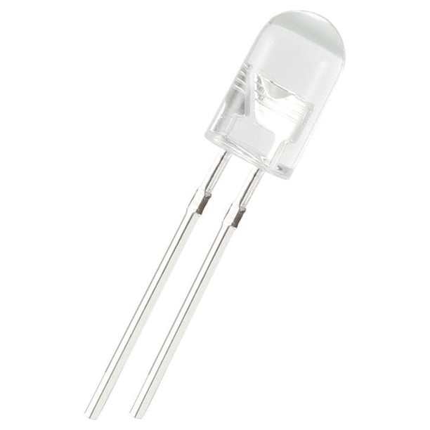 Uxcell 30 Paquete 5mm 940nm Diodo Emisor Infrarrojo DC 1.5V LED Emisor de Luz Diodos Emisores Claros de Cabeza Redonda